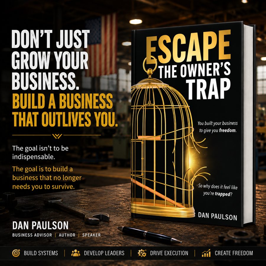 Build a business that outlives you: Escape the Owner's Trap by Dan Paulson