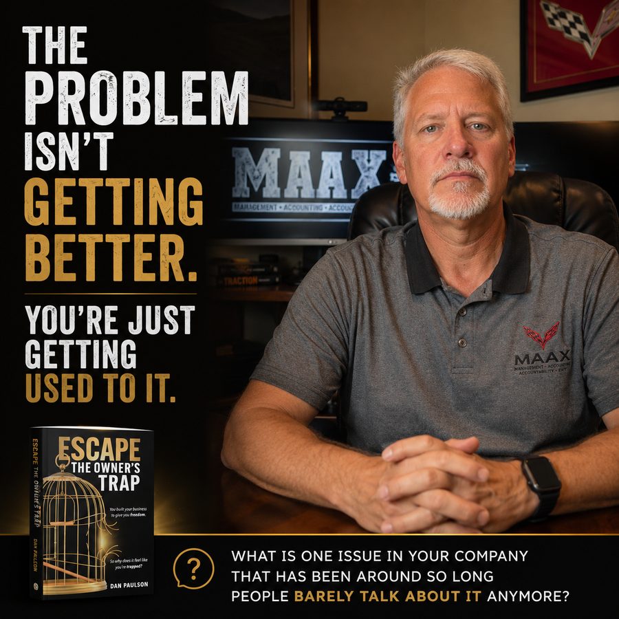 The problem isn't getting better, you're just getting used to it: Dan Paulson